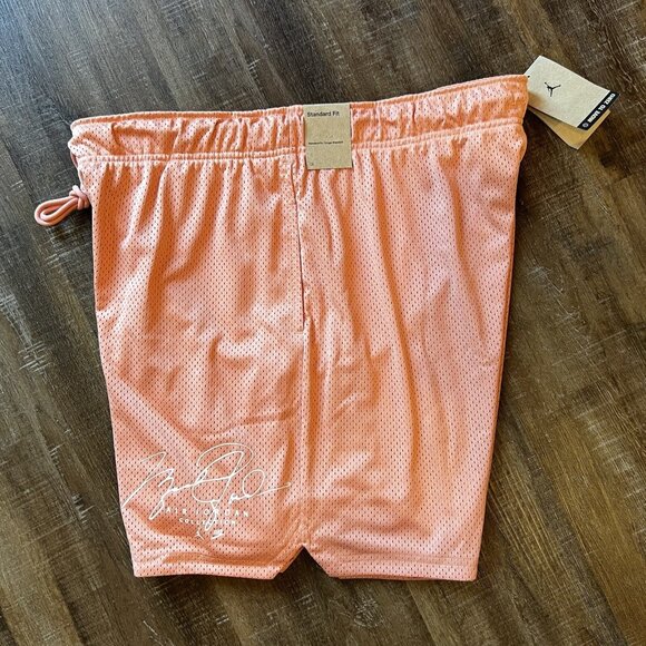 Jordan Shorts XL Mens Essentials Mesh Pink Peach $55 - Picture 8 of 11